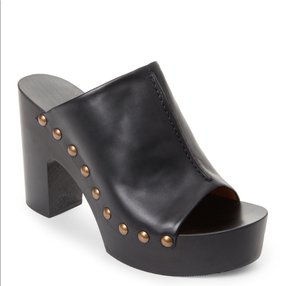 Veronique Branquinho leather platform sandals - Picture 2 of 7